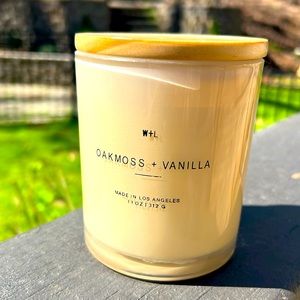W + L candle oakmoss + vanilla